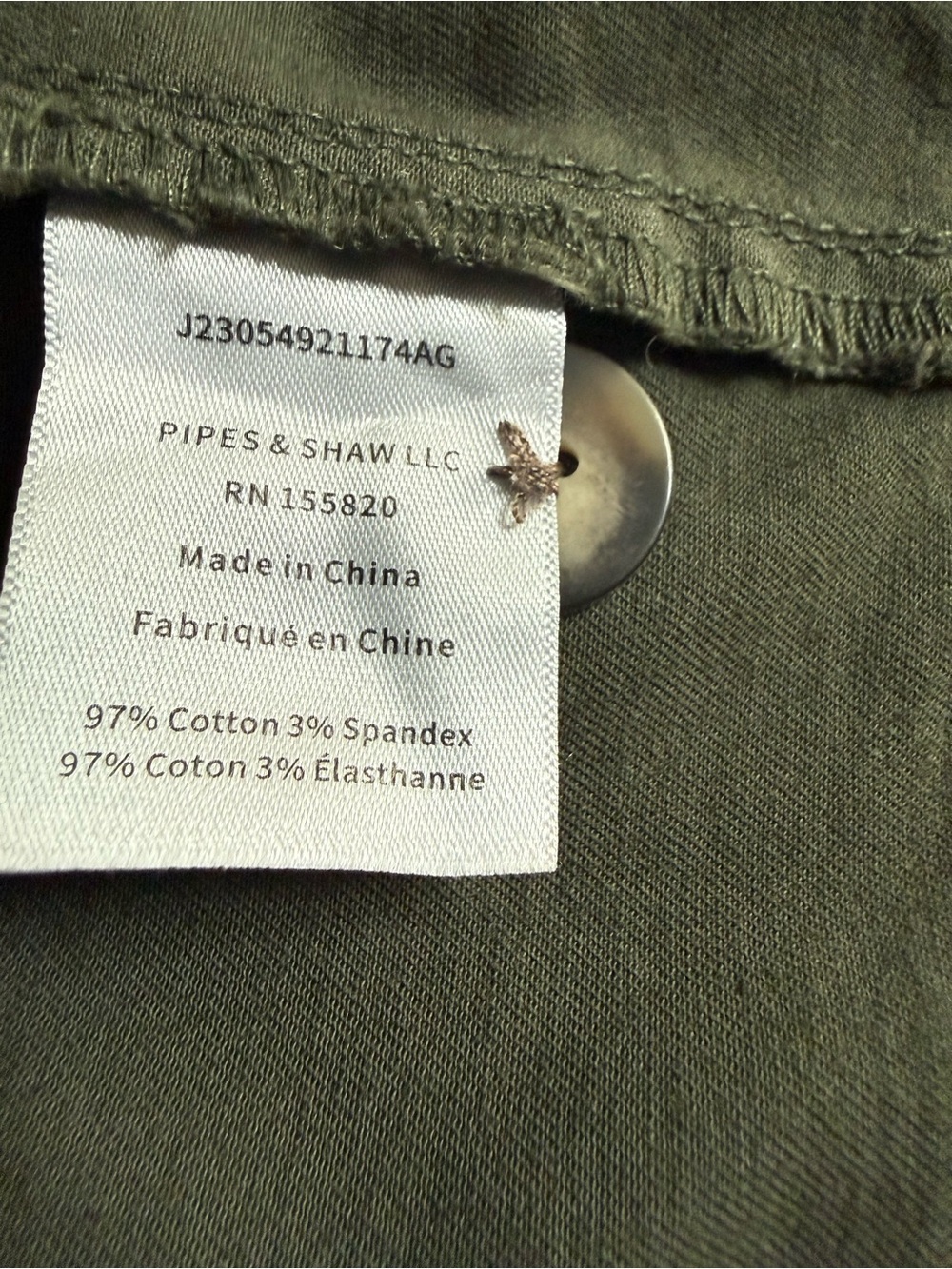 Veronica Beard Olive Green Utility Dress - Picture 4 of 4